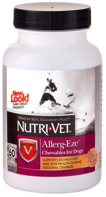 Nutri-Vet Allerg-Eze добавка при аллергии собак