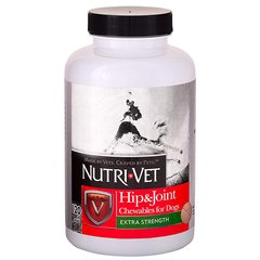 Nutri-Vet Hip&Joint Extra (2 рівень) глюкозамін, хондроїтин, ЧСЧ для собак 120 таб.