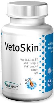 VetExpert VETOSKIN - капсули для собак та котів з дерматологічними порушеннями 60 капсул