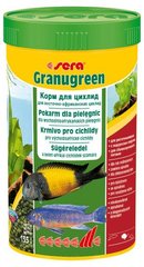 Sera Granugreen Корм для более мелких растительноядных цихлид 20 грамм