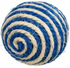 Trixie Сизалевый мяч для кошек с погремушкой 6 см