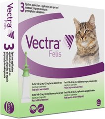Vectra Felis Spot-on by Ceva Краплі від бліх та кліщів для котів 1 піпетка