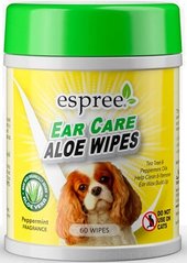 Espree Aloe Ear Care Pet Wipes влажные салфетки с алоэ для ушей e01277 (0748406012776)