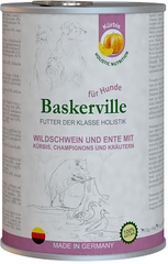 Baskerville Holistic Dog Кабан та качка з гарбузом та зеленню для собак 400 гр