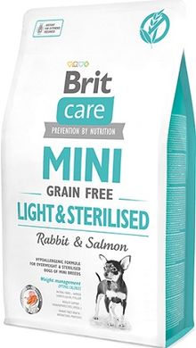 Brit Care Mini Grain Free Light & Sterilised 400 грамм