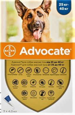 Bayer Advocate для собак от 25 кг.
