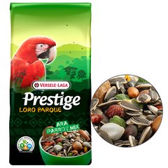 Versele-Laga Prestige Premium Loro Parque Ara Parrot Mix овнораціонний корм для середніх і великих папуг 15 кг