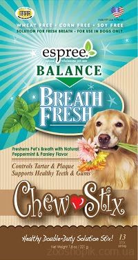 Espree Balance Breath Fresh Chew Sticks Жувальні стіки для ротової порожнини