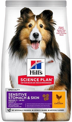 Hill's SP Canine Adult Medium Breed Sensitive Stomach & Skin 2.5 кг