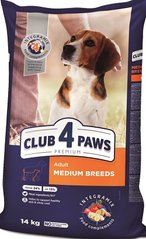 Клуб 4 лапи Premium для дорослих собак середніх порід 2.3 кг