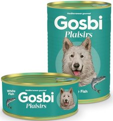 Gosbi Plaisirs White Fish Беззерновая консерва с белой рыбой 185 грамм