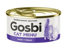 Gosbi Cat Menu Chicken with turkey Консерва с курицей и индейкой 85 грамм