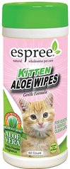 Espree Kitten Aloe Wipes Серветки для кошенят