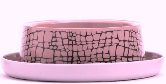 Moderna Trendy Dinner WildLife миска для кошек и собак, светло-розовая 210 мл