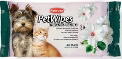 Padovan Pet Wipes Muschio Bianco влажные салфетки с ароматом белого мускуса для собак кошек (PP00463)