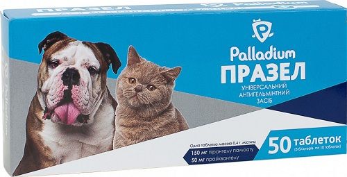 Palladium Празел антигельминтный препарат для собак и кошек 1шт