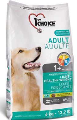 1st Choice Adult Light низькокалорійний корм для собак