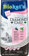 Biokat's Diamond Care Fresh Комкующийся наполнитель c активированным углем, с ароматом