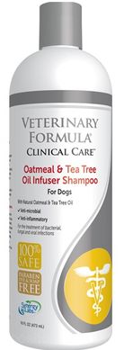 Veterinary Formula Clinical Care Oatmeal&Tea Tree Oil Infuser Shampoo Увлажняющий лечебный шампунь