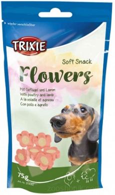 Trixie Flowers Лакомство для собак с ягненком и птицей 75 грамм