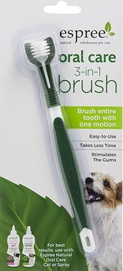 Espree Oral Care 3 in 1 Brush - зубна щітка для собак