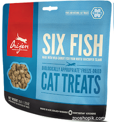 Orijen Six Fish ласощі для котів