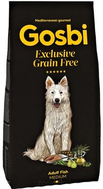 Gosbi Exclusive Grain Free Dog Adult Medium Fish 3 кг