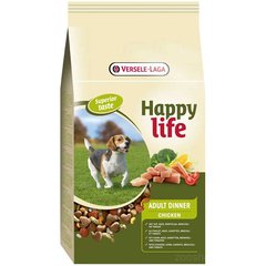 Happy Life (Adult Dinner Chicken) сухий корм для дорослих собак з куркою