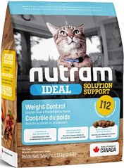 Nutram I12 Ideal Solution Support Weight Control Cat Food 1,13 кг