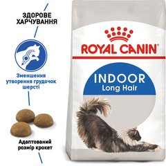 Royal Canin Cat Indoor Long Hair 2 кг сухой корм для котов