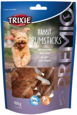 Trixie Premio Rabbit Drumsticks косточки с мясом кролика для собак 100 грамм