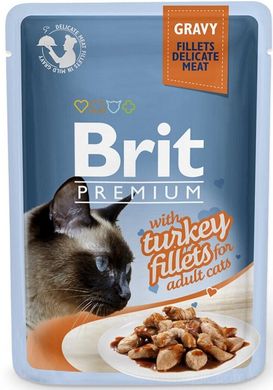 Brit Premium Cat філе індички у соусі 85 гр