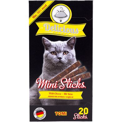 TOMi Delicious Mini Sticks Cheese Ласощі з сиром для котів