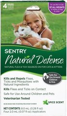 Sentry Natural Defense краплі від бліх, кліщів та комарів для кошенят та дорослих котів