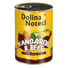 Консерва Dolina Noteci Superfood для cобак з м'ясом кенгуру та яловичини,400 гр (6 шт/уп)