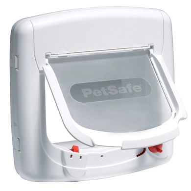 PetSafe Staywell Deluxe Magnetic Cat Flap Дверцята з програмним ключем Білий
