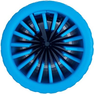Dexas MudBuster Портативна лапомийка для великих порід Яскраво-блакитний