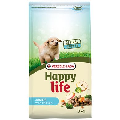 Happy Life Dog Junior with Chicken 3 кг