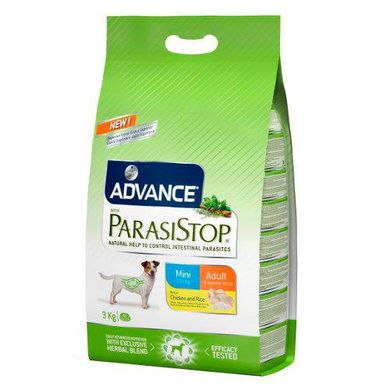 Advance Mini Parasistop Корм для взрослых собак мини пород 0.8 кг