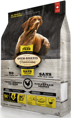 Oven-Baked Tradition Dog Chicken Grain Без кормового корму 2,27 кг