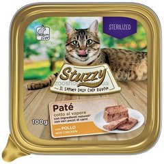 Stuzzy Cat Sterilized Chicken Паштет для стерилізованих котів та кастрованих котів 100 гр