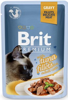 Brit Premium Cat филе тунца в соусе 85 грамм