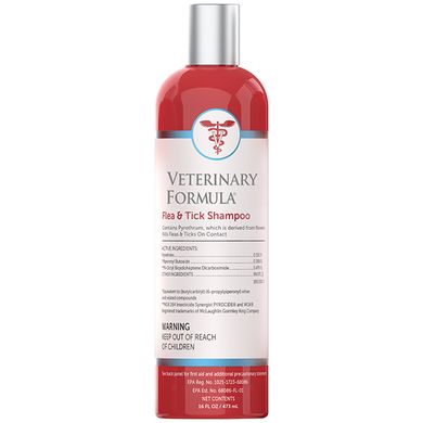 Veterinary Formula Advanced Flea&Tick Shampoo Шампунь від бліх та кліщів для собак та котів 473 мл