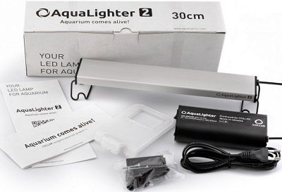 AquaLighter 2 (30 см) - LED світильник для прісноводних акваріумів довжиною 28-45 см Чорний