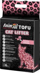 AnimAll Tofu Sakura Наповнювач соєвий, з ароматом сакури 2.6 кг