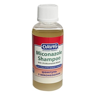 Davis Miconazole Shampoo Шампунь для собак та котів із захворюваннями шкіри 50 мл