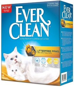 Ever Clean Less Trail Комкующийся наполнитель для длинношерстных кошек 6 л
