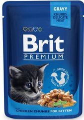 Brit Premium Kitten с курицей 100 грамм