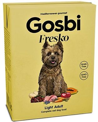 Gosbi Fresko Dog Adult Light Повнораційний вологий корм 375 гр