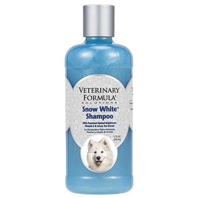 Veterinary Formula Snow White Shampoo шампунь для собак и кошек со светлой шерстью, с витамином Е и экстрактом зеленого чая